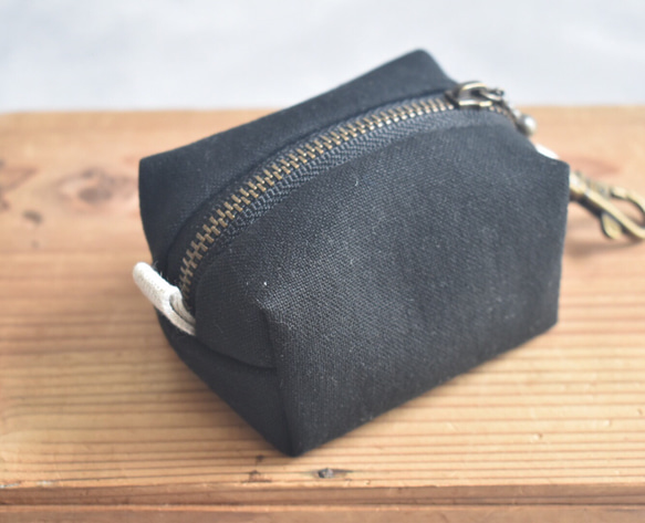 カン付きミニポーチ/キーホルダーポーチ/キーケース 5枚目の画像