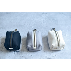 カン付きミニポーチ/キーホルダーポーチ/キーケース 15枚目の画像