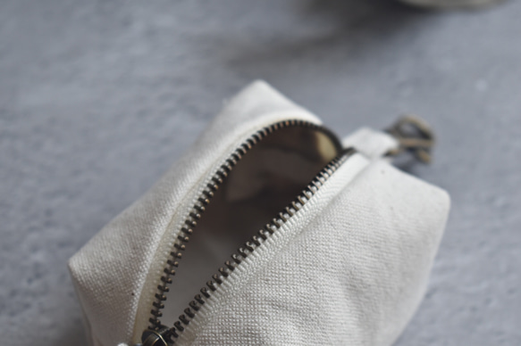 カン付きミニポーチ/キーホルダーポーチ/キーケース 9枚目の画像