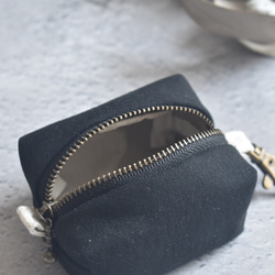 カン付きミニポーチ/キーホルダーポーチ/キーケース 6枚目の画像