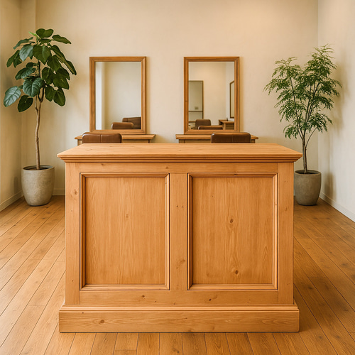 オールドパインカウンター フランスアンティークパイン20ドロワーカウンター( FA- ot 59