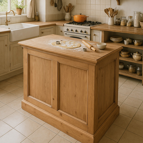 美容室カウンター（オールドパイン古材風） ネイルサロンレジ