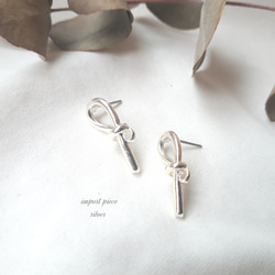 【146】import デザイン ピアス★シルバー★6個3ペア 1枚目の画像