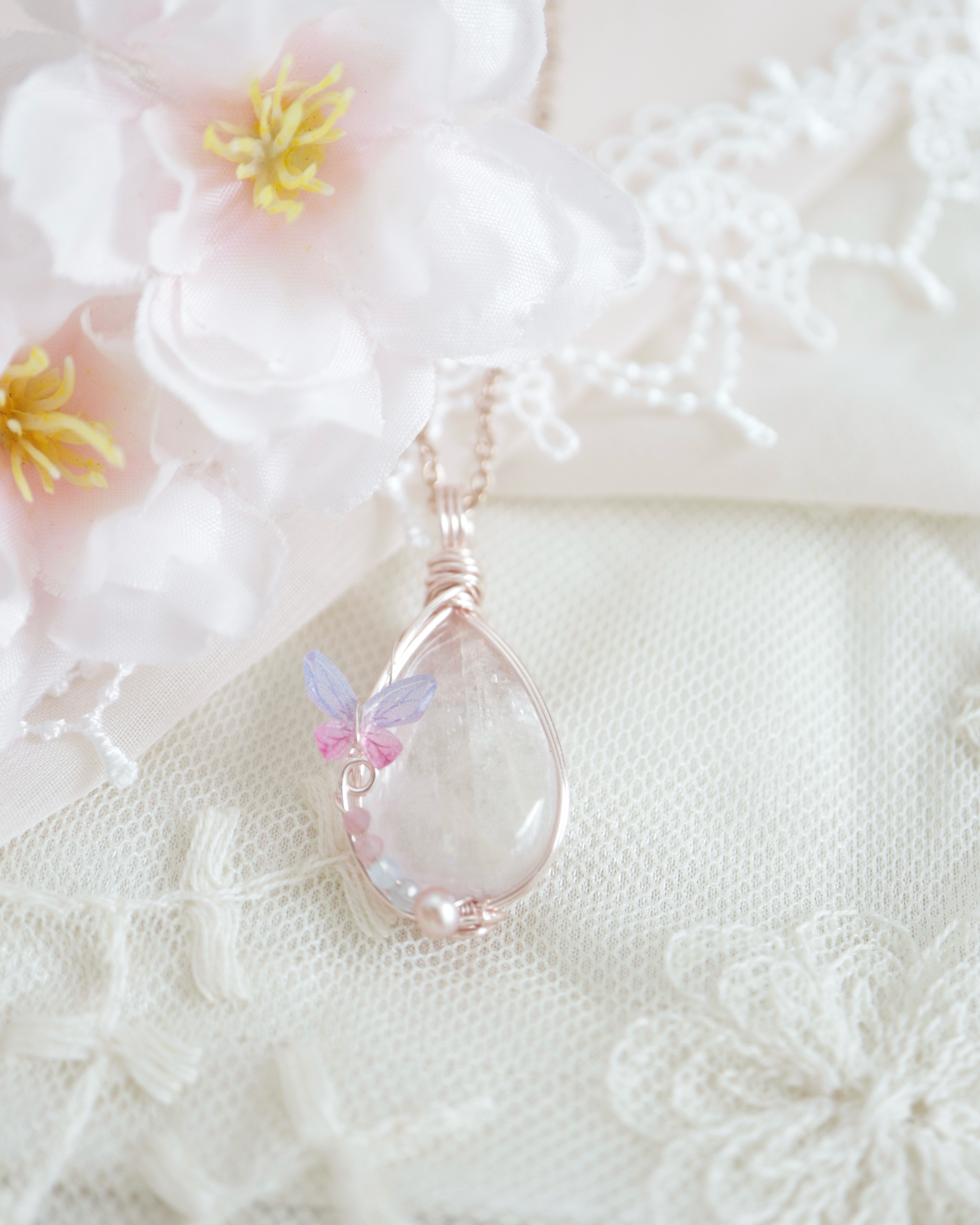 【1点もの】キャッツアイクンツァイト《光の瞳》｜天然石アクセサリー