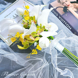 アーティフィシャルフラワーブーケ ウェディングブーケ クラッチブーケ