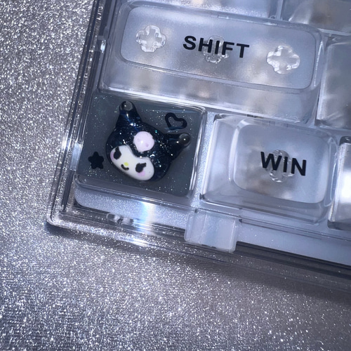 カスタムキーキャップ ギャル くろみ レジンキーキャップ その他雑貨