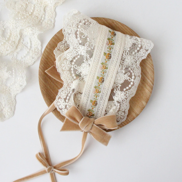 CA4LA花柄刺繍リバーシブル バブーシュカ CA4LA（キャップ）のフリマ