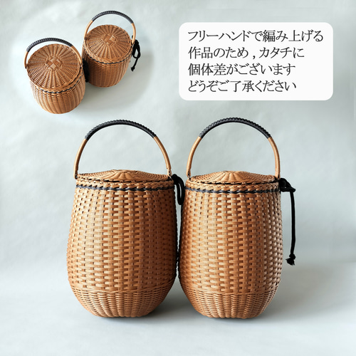 エバゴス　どんぐり　大きいサイズ　黒　ショルダー　どんぐりカゴバッグ　かご スペシャルなエバゴス②｜eb.a.gos2023SS「どんぐり」 - MADRIGAL