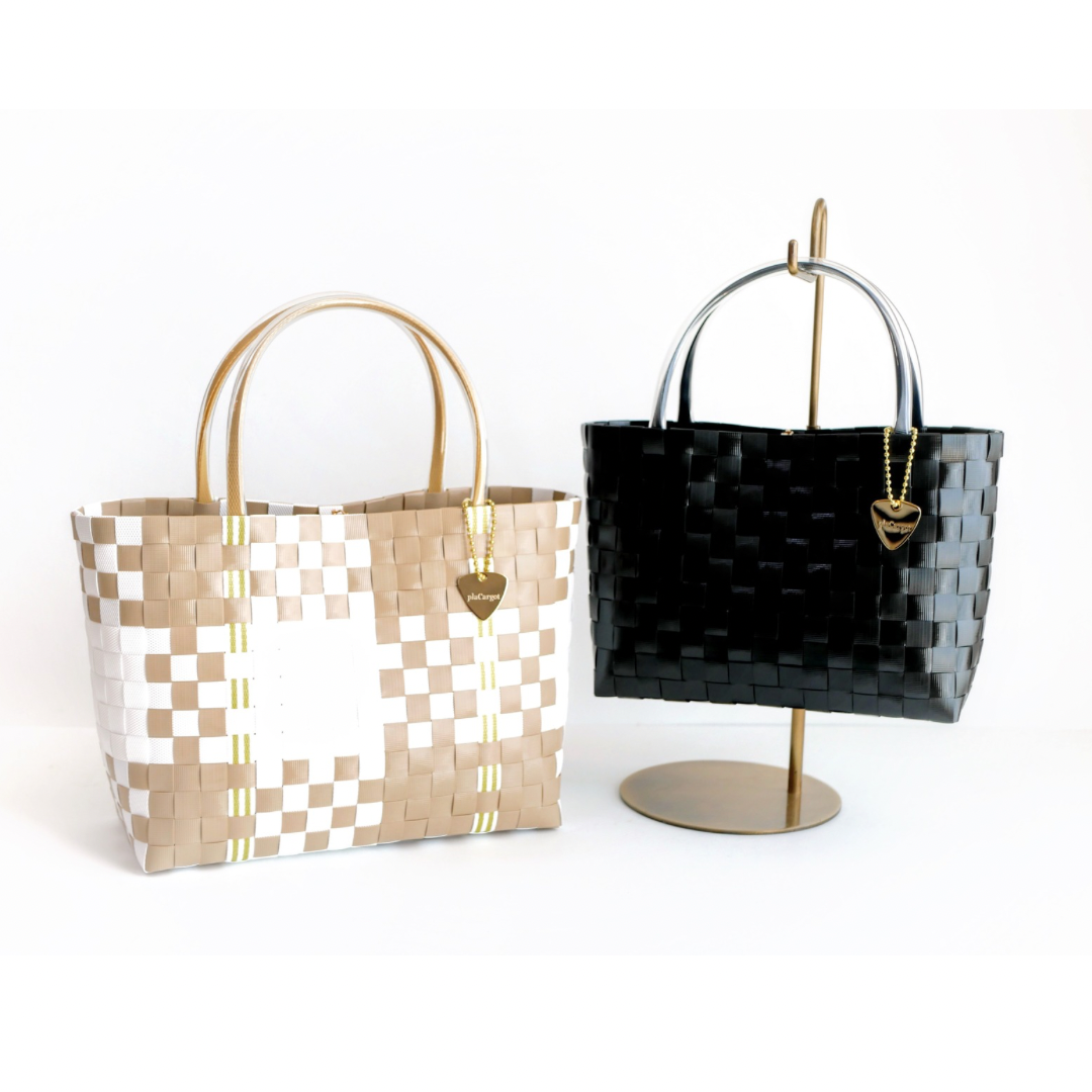 送料無料【ノーマルハンドル】プラカゴスターターセット　2WAYプラカゴバッグ2点セット【カラー変更OK】