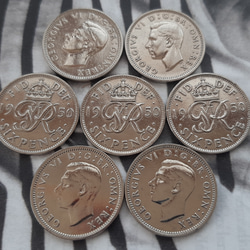 英国 イギリス 1965年 ブリティッシュ クラウン コイン 5