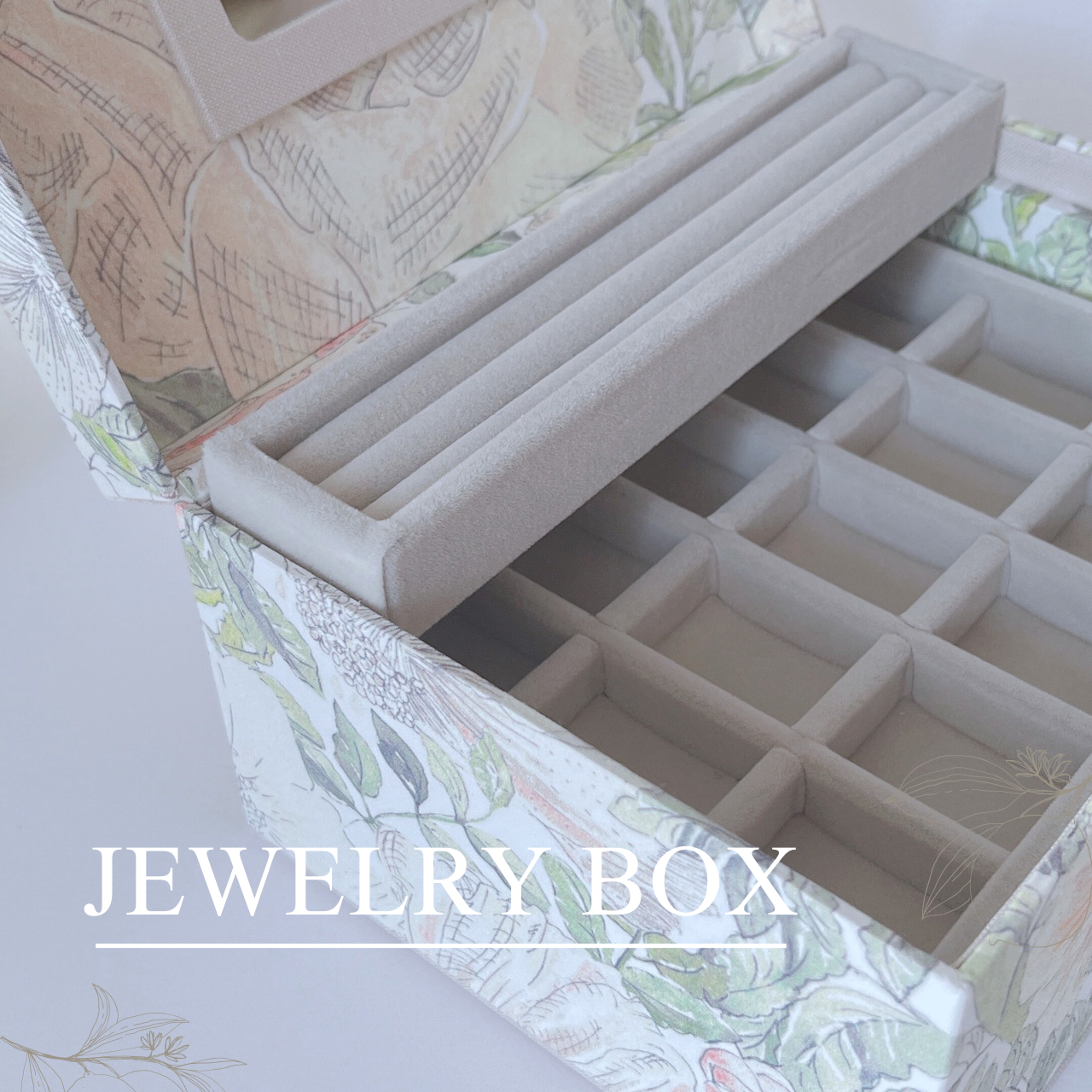 【3日以内に発送】大切な方への贈り物に..ジュエリーボックス/アクセサリーケース/ジュエリーケース..ローズザンシー