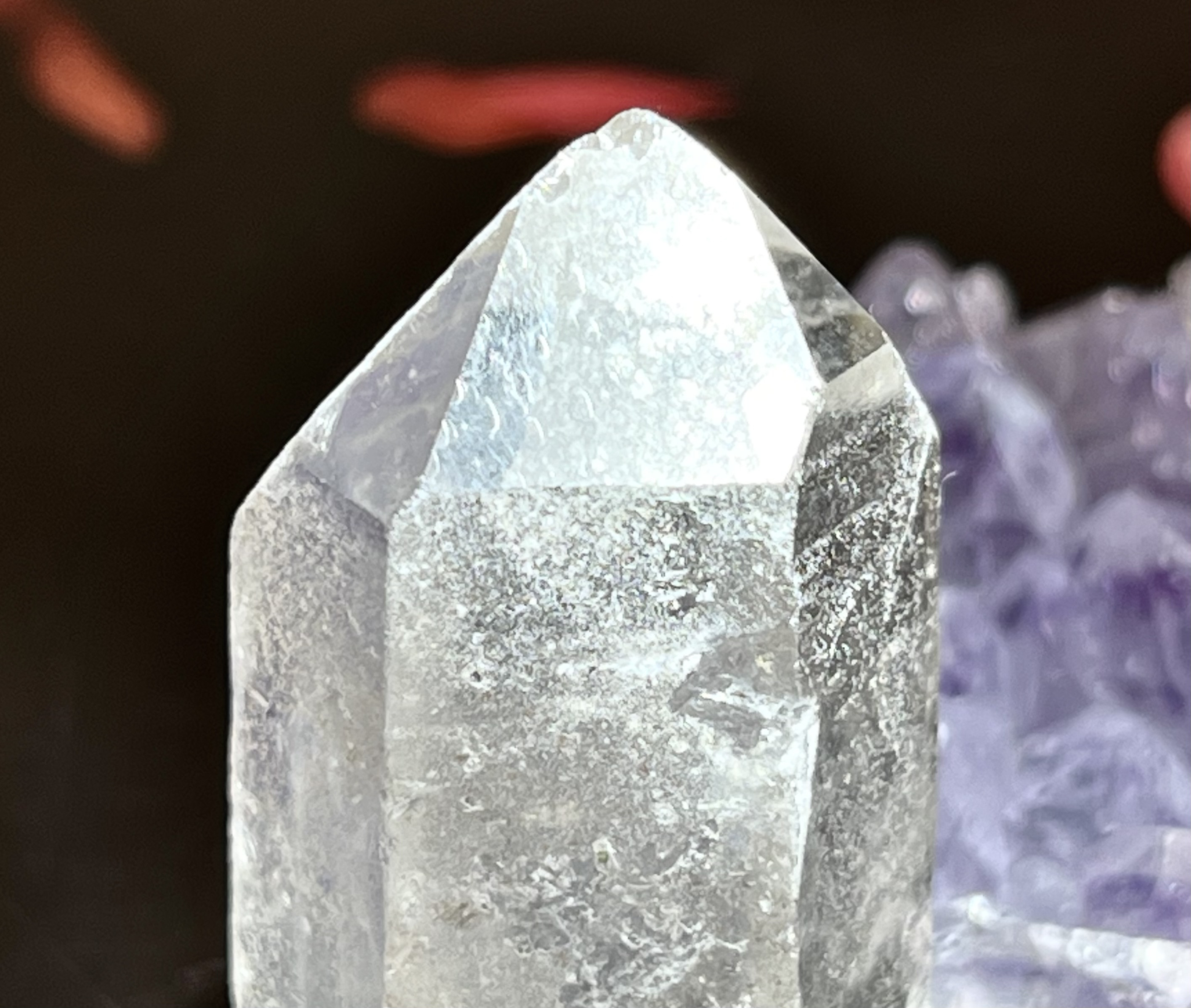 びっしりレコードキーパー　ヒマラヤ　マニカラン産　グリフ水晶  原石　神聖幾何学