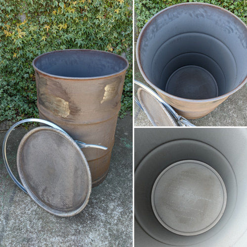 アメリカンヴィンテージなドラム缶 200L オープンドラム缶