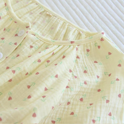 パジャマ 長袖レディース上下セット夏春秋冬ダブルガーゼ 長ズボン夏春秋冬寝巻き 3枚目の画像