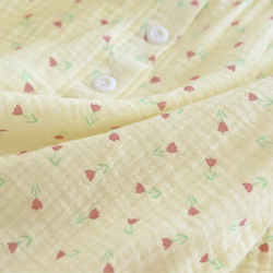 パジャマ 長袖レディース上下セット夏春秋冬ダブルガーゼ 長ズボン夏春秋冬寝巻き 4枚目の画像