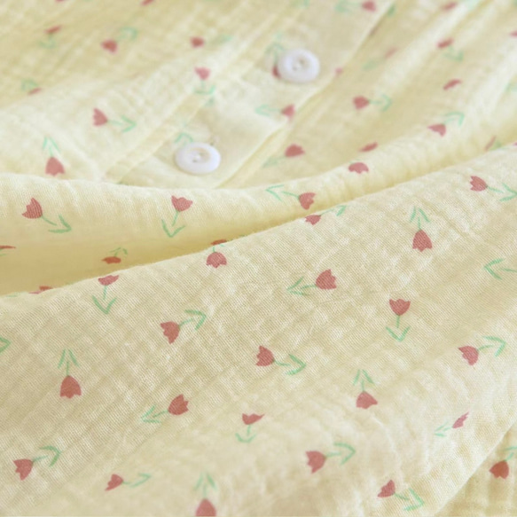 パジャマ 長袖レディース上下セット夏春秋冬ダブルガーゼ 長ズボン夏春秋冬寝巻き 4枚目の画像