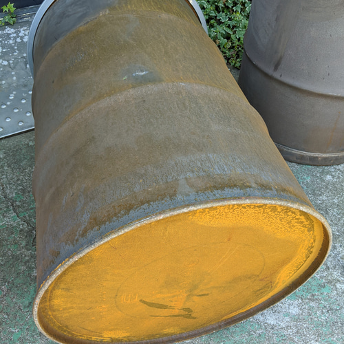 アメリカンヴィンテージなドラム缶 ガレージ雑貨 200L オープン