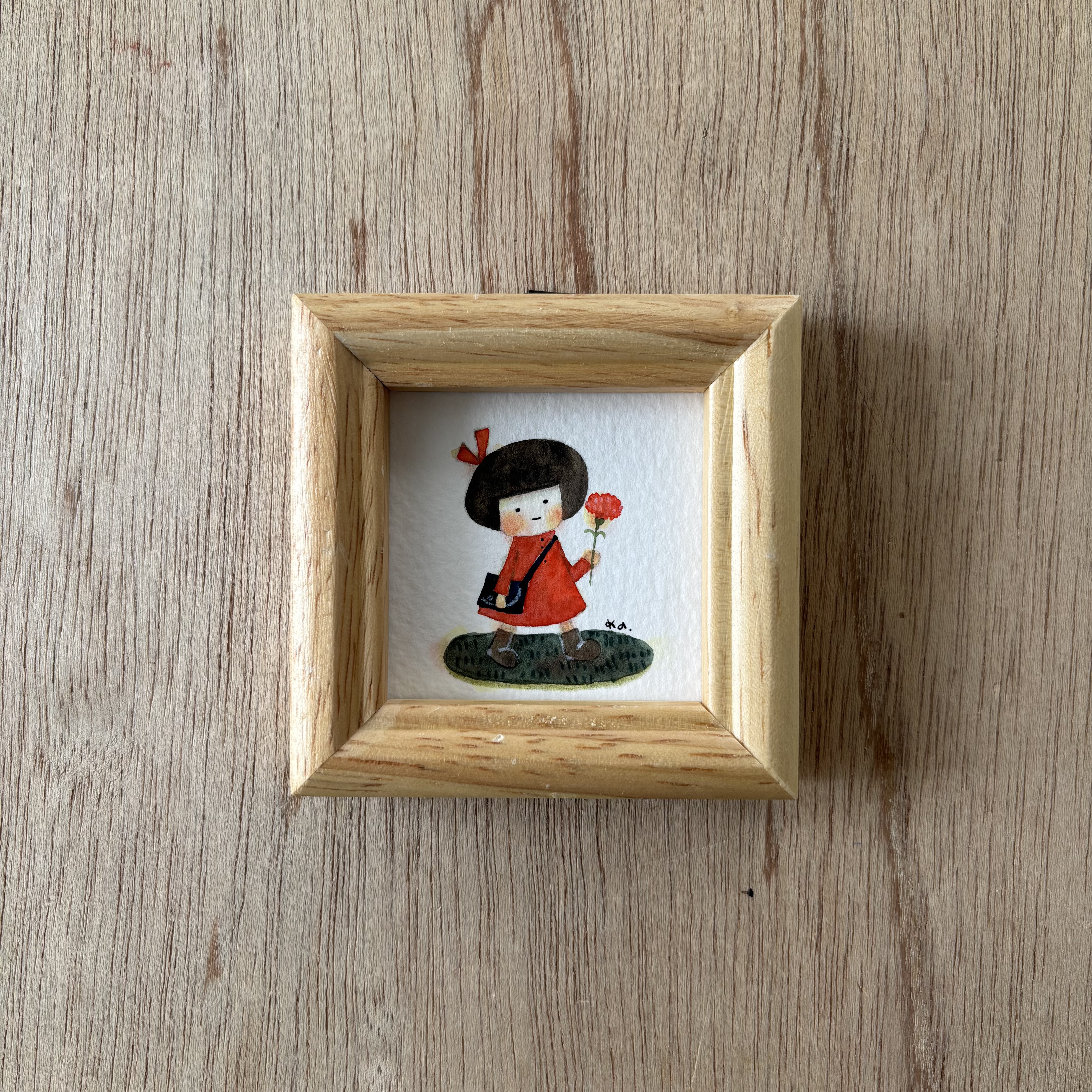 「ありがとうの言葉」ミニ額　原画