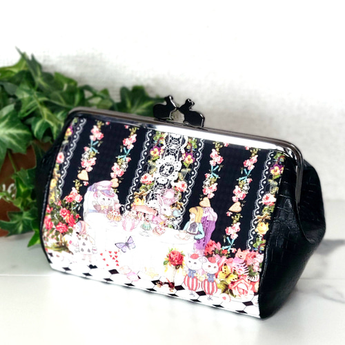 ハンドメイド ジョリーフルール マイリトルテイラー 猫ポーチ フラット