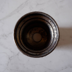 3.5号燻し金彩鉢009　塊根植物　多肉植物　盆栽　植木鉢　作家鉢　鉢皿　沖縄 5枚目の画像