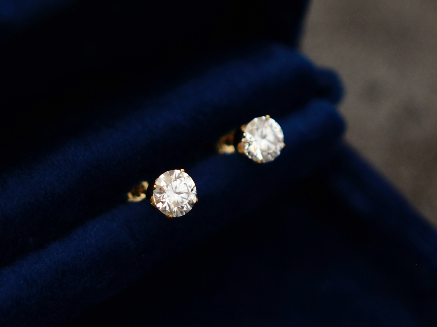 ▶︎6mm 麗しの モアサナイト ▶︎ピアス 14kgf