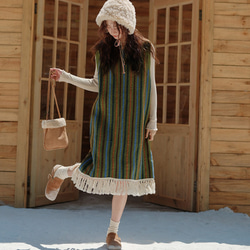 リネン、麻、綿麻 ワンピース・チュニック のおすすめ人気通販