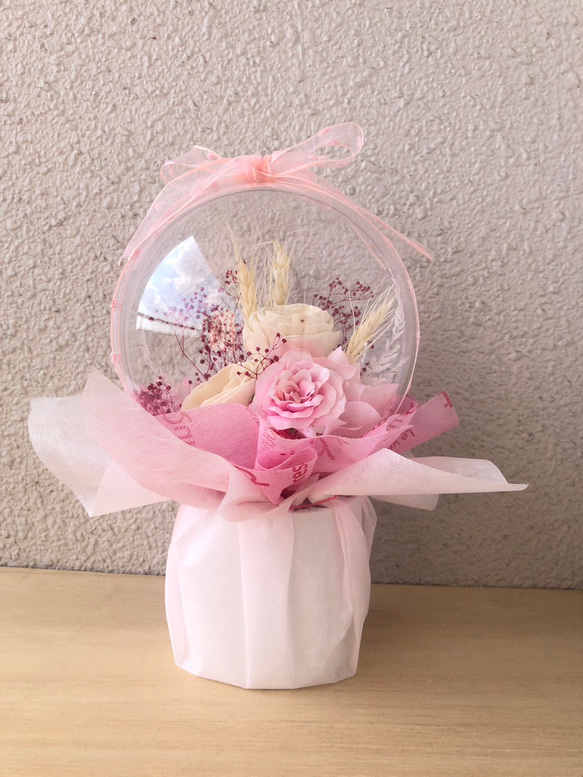 母の日バルーンフラワー♡フラワーバルーンブーケ プリザーブド