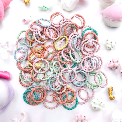 ヘアゴム　レジン　50個セット ninastore_setbup-recipekit008