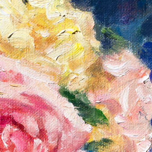 朝かおる】油絵原画 F0サイズ一点物 額縁付 豪華プレゼント付き 朝かおる】油絵原画 F0サイズ一点物 額縁付 豪華プレゼント付き