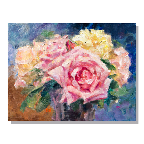 朝かおる】油絵原画 F0サイズ一点物 額縁付 豪華プレゼント付き 朝かおる】油絵原画 F0サイズ一点物 額縁付 豪華プレゼント付き