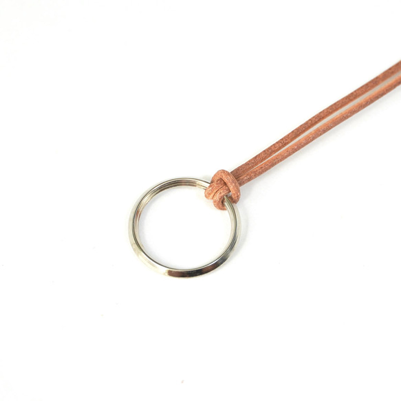 Clochette necklace / レザークロシェット エレファント キーケース キーストラップ キーネックレス 5枚目の画像