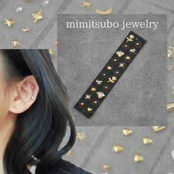 耳つぼジュエリー，耳つぼアクセサリー、耳ツボ、チタン、セラミック