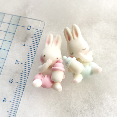 うさぎの赤ちゃん天使（P） その他人形 angel angel 天使工房 通販