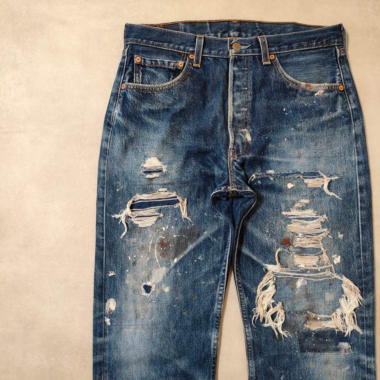 89年製 リーバイス　ハンドメイドリペア　ダメージデニム 89年製 リーバイス ハンドメイドリペア ダメージデニム 89年製