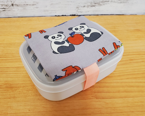 お弁当に！保冷剤ケース付き お弁当箱ゴムバンド ランチベルト