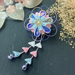 浴衣 髪飾り 子ども つまみ細工 甚平 七五三 ベビー袴 5枚目の画像