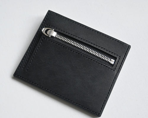 オーダー品]薄くて小さなフラグメントケース 【ブラック】 イタリアン