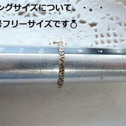 （508）超レアアイテム✨アンティークサフィレット10×5ｍｍマーキスカット✨JBB社製ハンマードリング。・。・(^^♪ 6枚目の画像