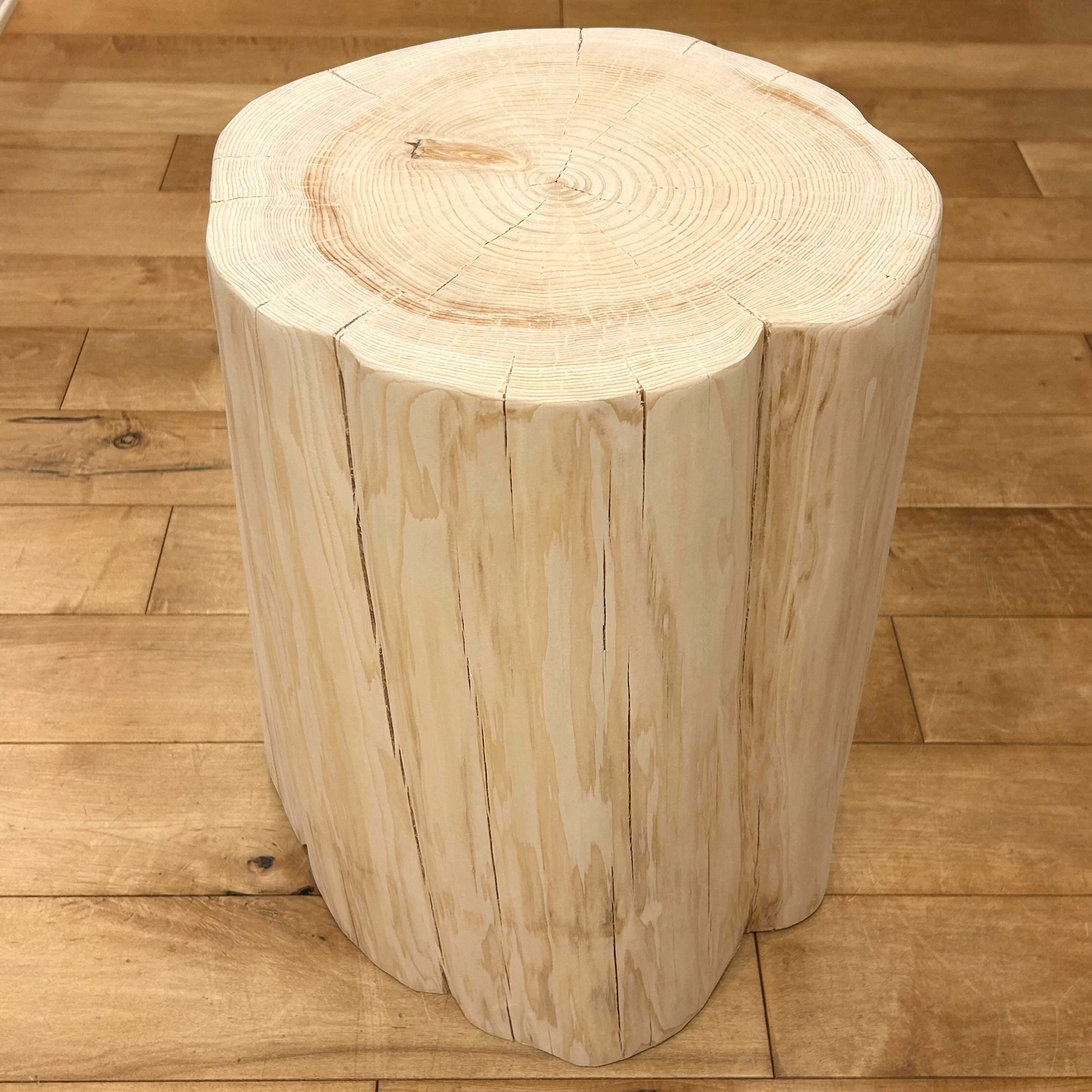 Hinoki  Wood  Stool  No.1175