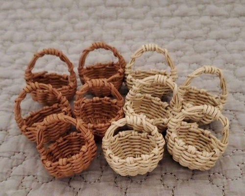 エコクラフトミニチュア エコクラフト ミニチュアかご その他インテリア雑貨 K. 通販