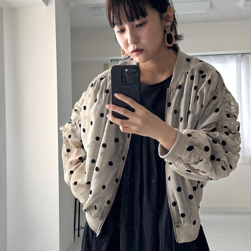 再販】油断しがちな秋の紫外線対策にオススメ シアーブルゾン 透け感