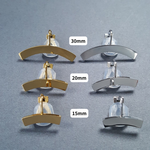 1pcs] オール ステンレス サージカルステンレス 20mm クリップ
