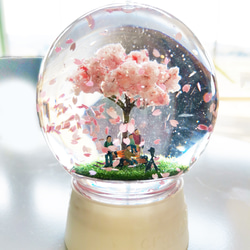専用商品K-10096 桜ボール(水風船 桜 ウォータードーム 花びら) 桜のウォータードームキット UVライト・レジン付き｜春のスノードーム