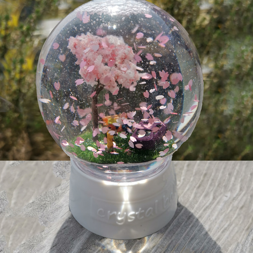 専用商品K-9237 *招き猫チャーム(ウォータードーム 桜) 専用商品K-9237 *招き猫チャーム(ウォータードーム 桜)