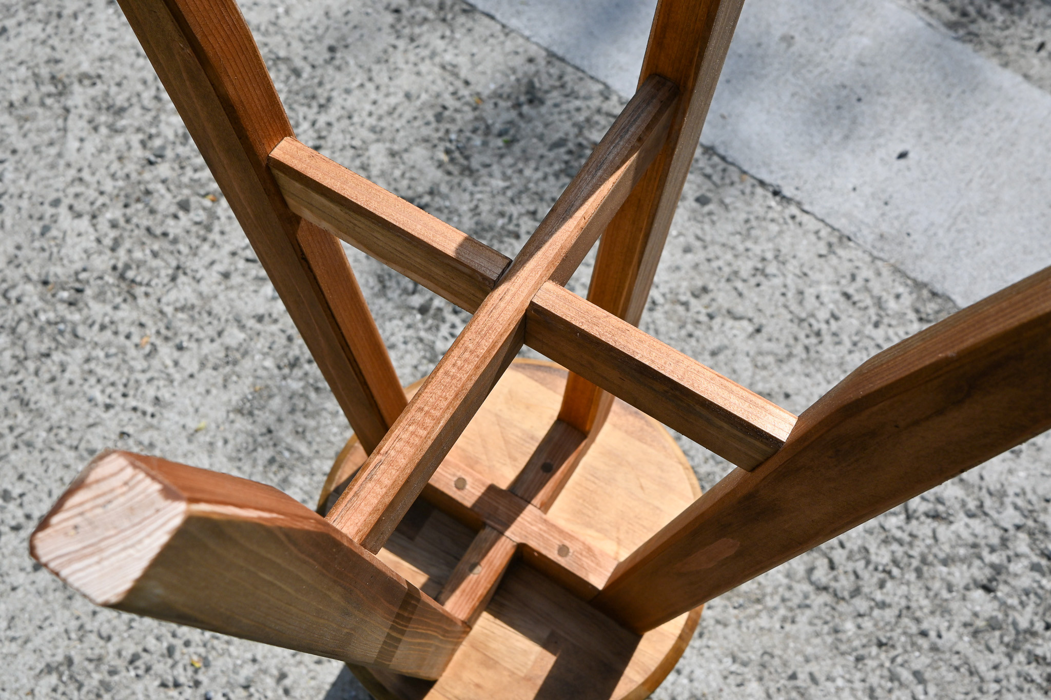 【送料無料】天然杉のスツール　（ハイスツールのページ）