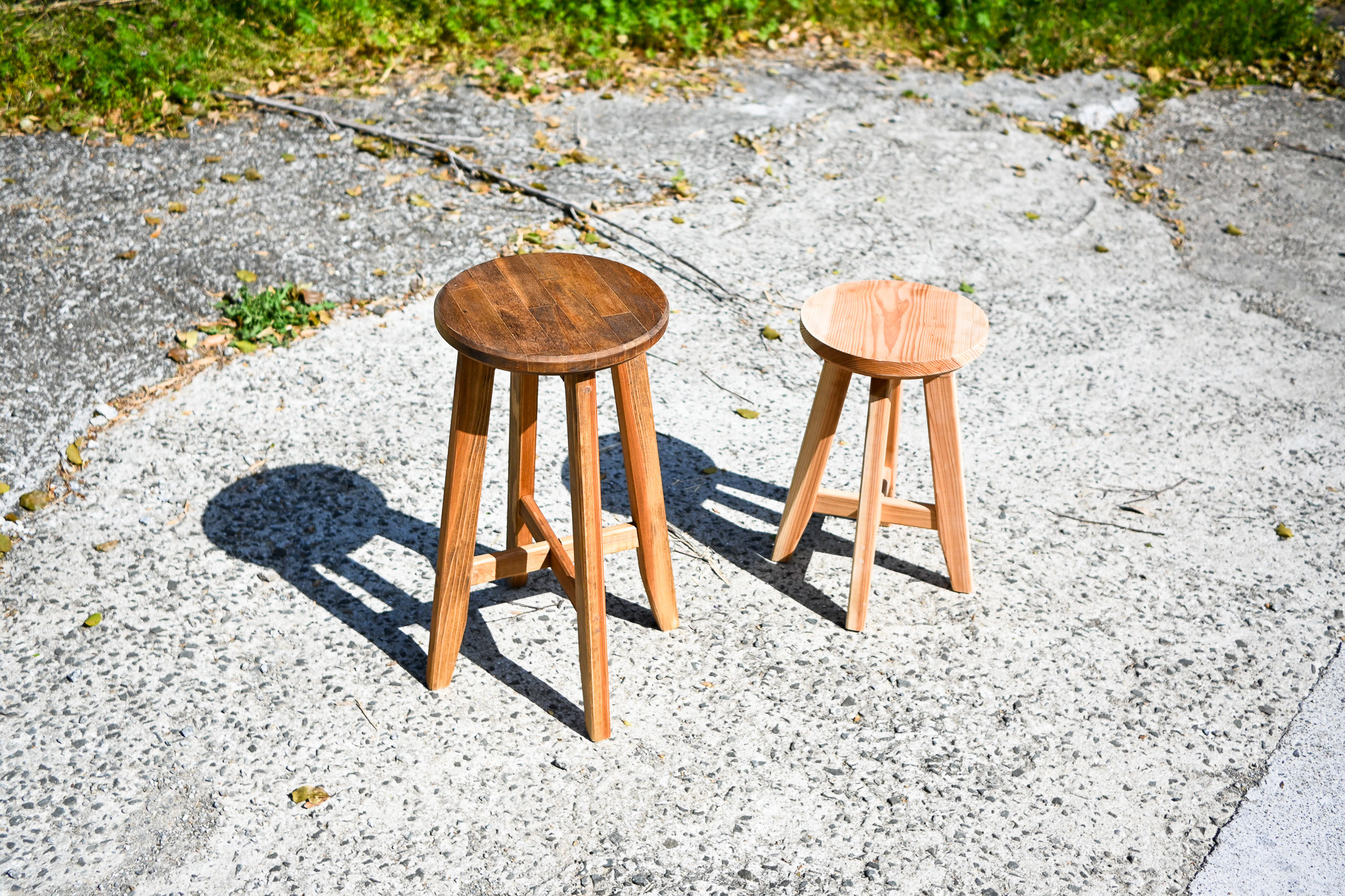 【送料無料】天然杉のスツール　（ハイスツールのページ）