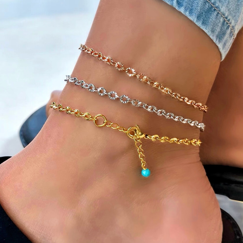 選べるサイズと天然石✨316L サージカルステンレス ボヘミアンチェーン