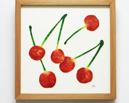◆フランスアンティーク｜希少なフランス絵画「さくらんぼ」 il_fullxfull.4443423192_j729.jpg