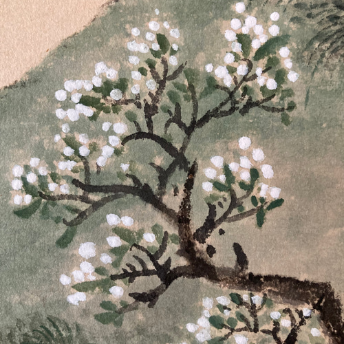 掛け軸　鹿さん…哀愁ダダ漏れ。。。　木箱付き 絵画 掛け軸 鹿 麋鹿 水墨画 動物 絵画 こたつ 通販 19167463