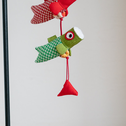 鯉のぼり・風車2】吊るし飾り・男の子の節句-京都の縫製師が手縫いしま